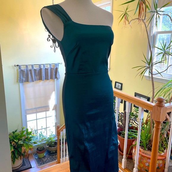 ModCloth one shoulder Rock Steady Dress - Picture 6 of 10